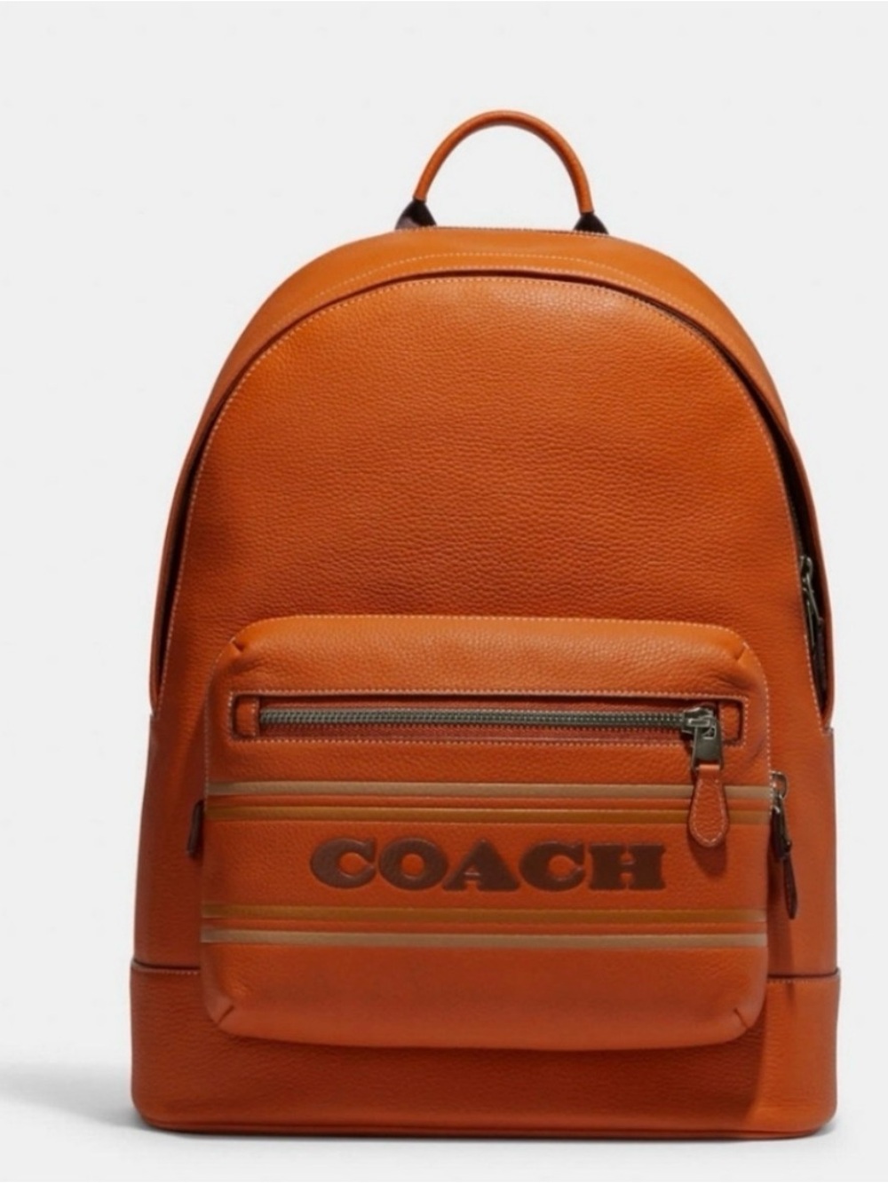 COACH West backpack w/ Coach stripe - Picture 1 of 9